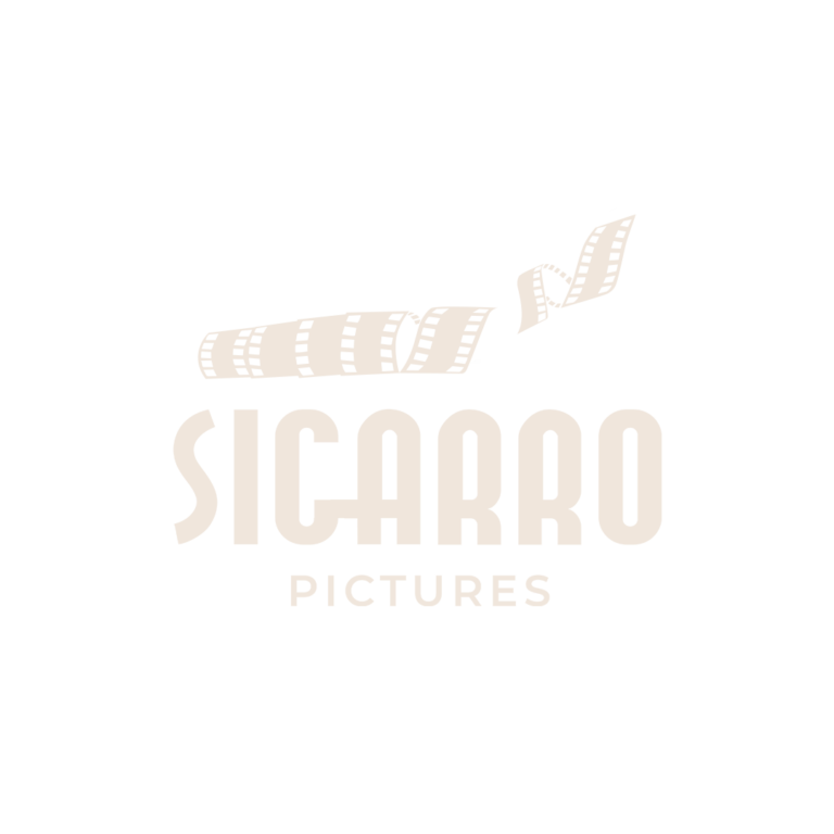 Logo Sigarro Pictures: una pellicola arrotolata a forma di sigaro